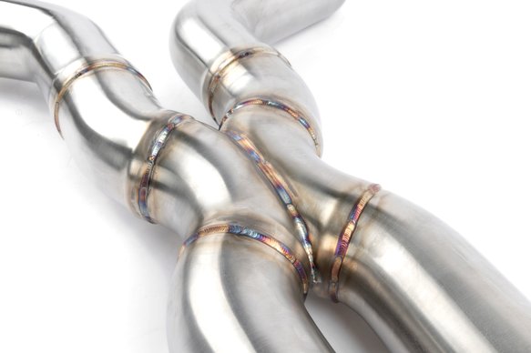 Dinan High Flow Middle Exhaust - 2020-2023 BMW X5M/X6M Stainless Steel - 3.25" - F95/F96