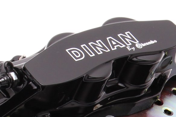 Dinan by Brembo Rear Brake Set - 2015-2021 BMW M2/M3/M4 Rear - Black Calipers - Slotted - F80/F82/F83/F87
