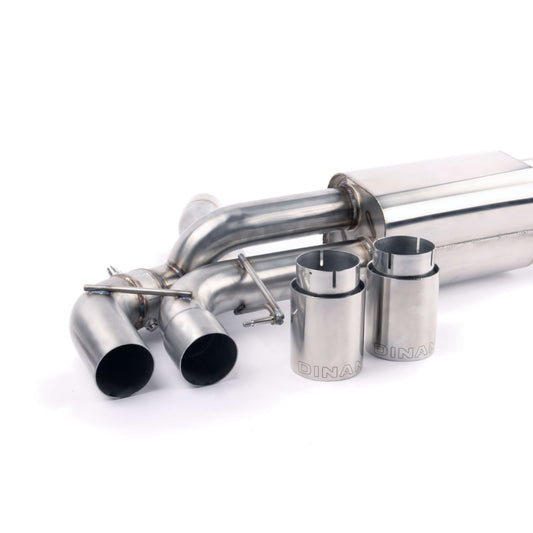 Dinan Free Flow Axle-Back Exhaust - 2018-2023 BMW M5 - Polished Tips